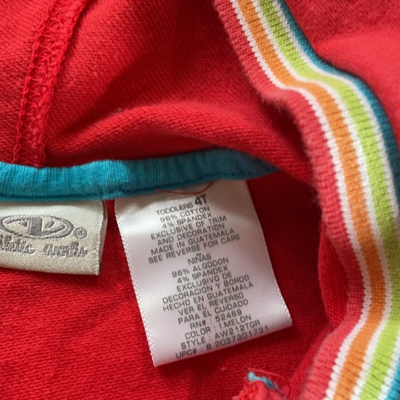 Girls 4T zip-up hoodie - Picture 5 of 5